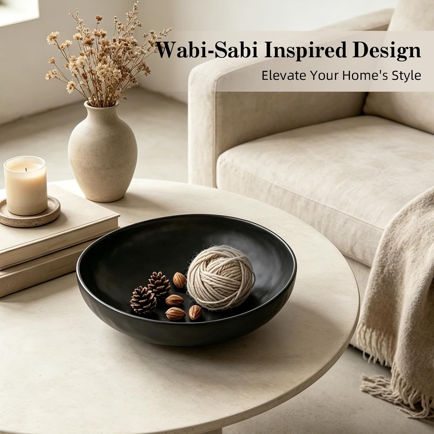 Subtle Hammered Texture / Black