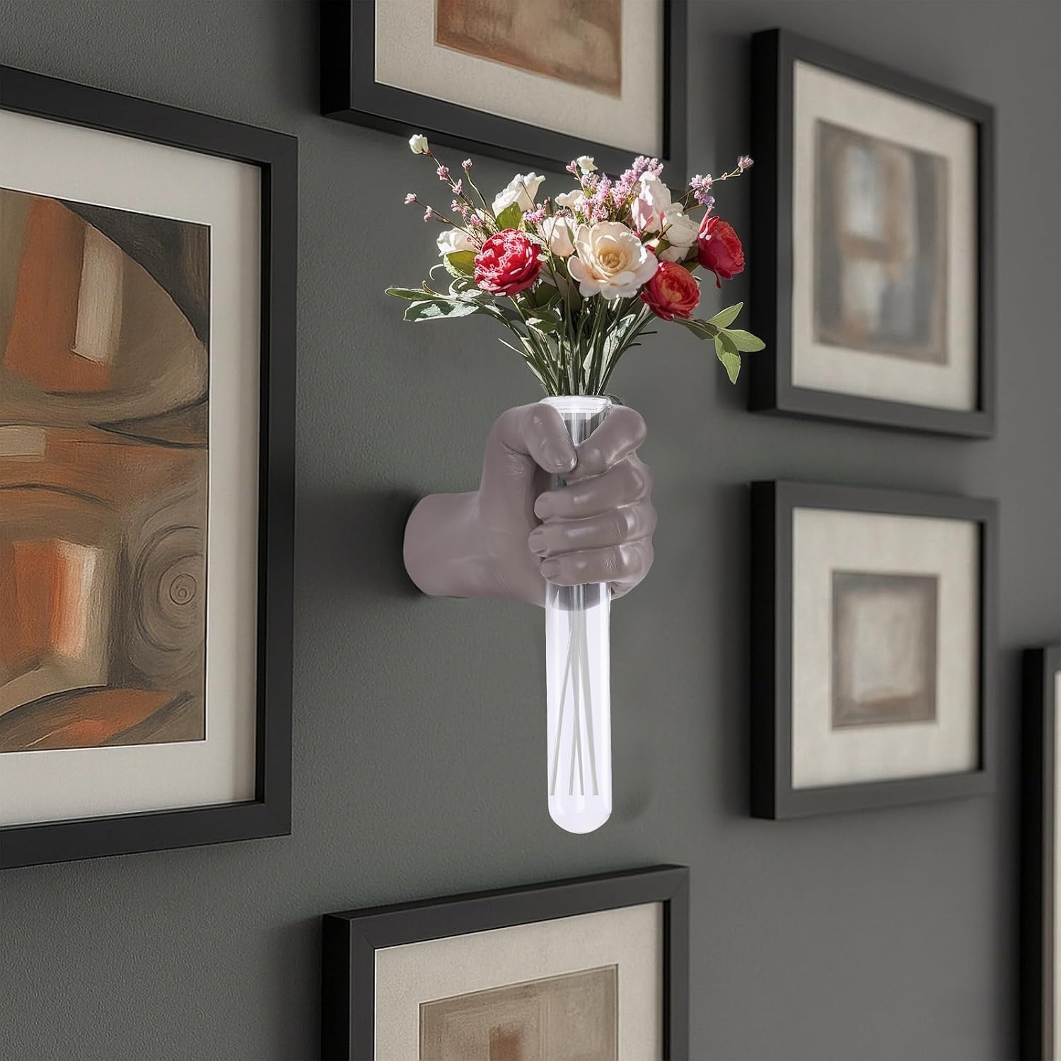 Funky Flower Vase / Beige