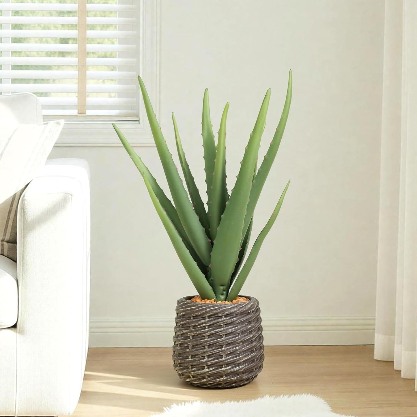 Large Faux Floor Plant / Brown / 1.5 Inch / Set of 18