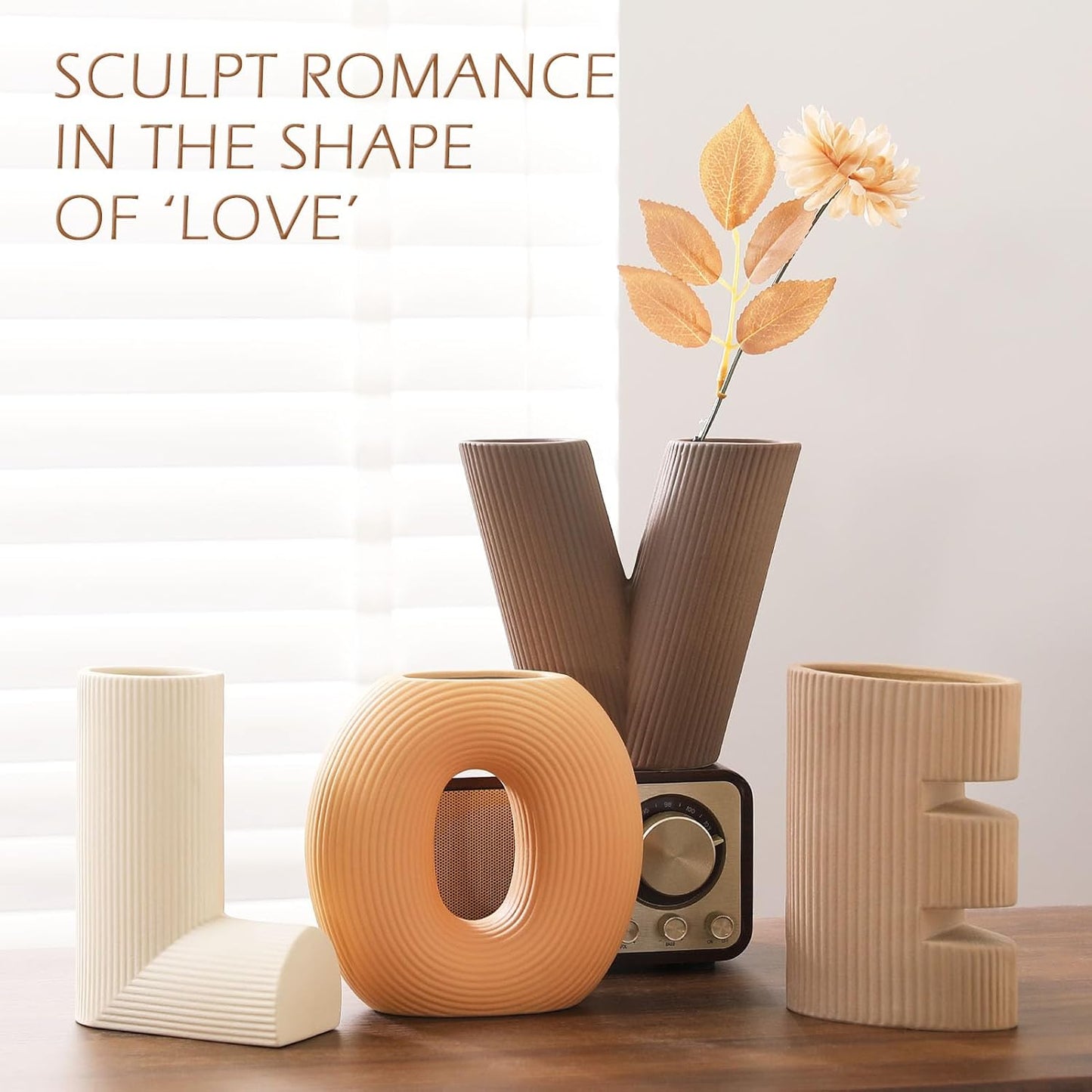 Ceramic Vase / Handcrafted Ceramic Vases / Set A / Set of 4