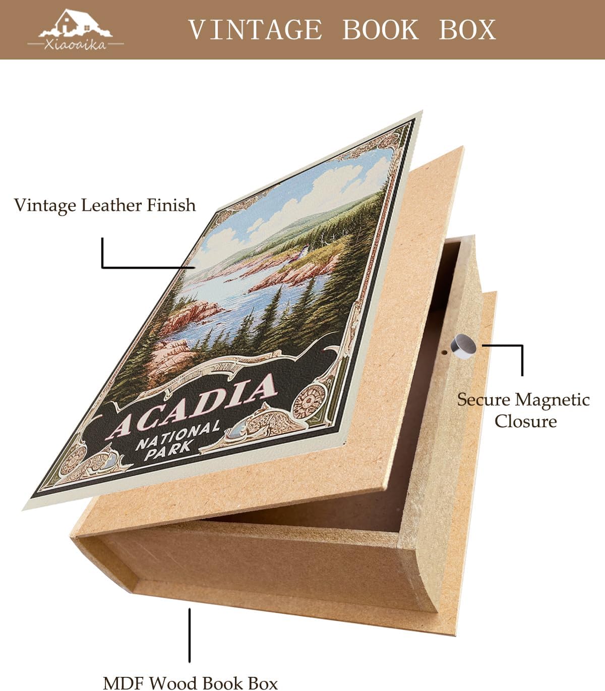 Vintage Faux Book Boxes / ACADIA