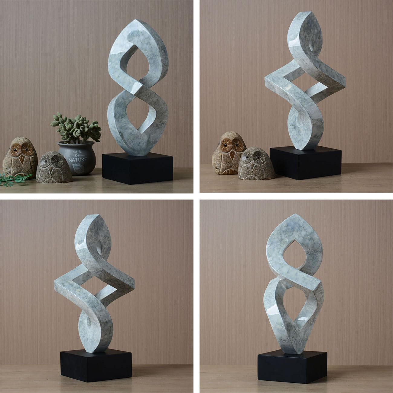 Modern Home Decor Abstract Arts Sculpture Table Bookshelf Decoration for Living Dining Room Bedroom