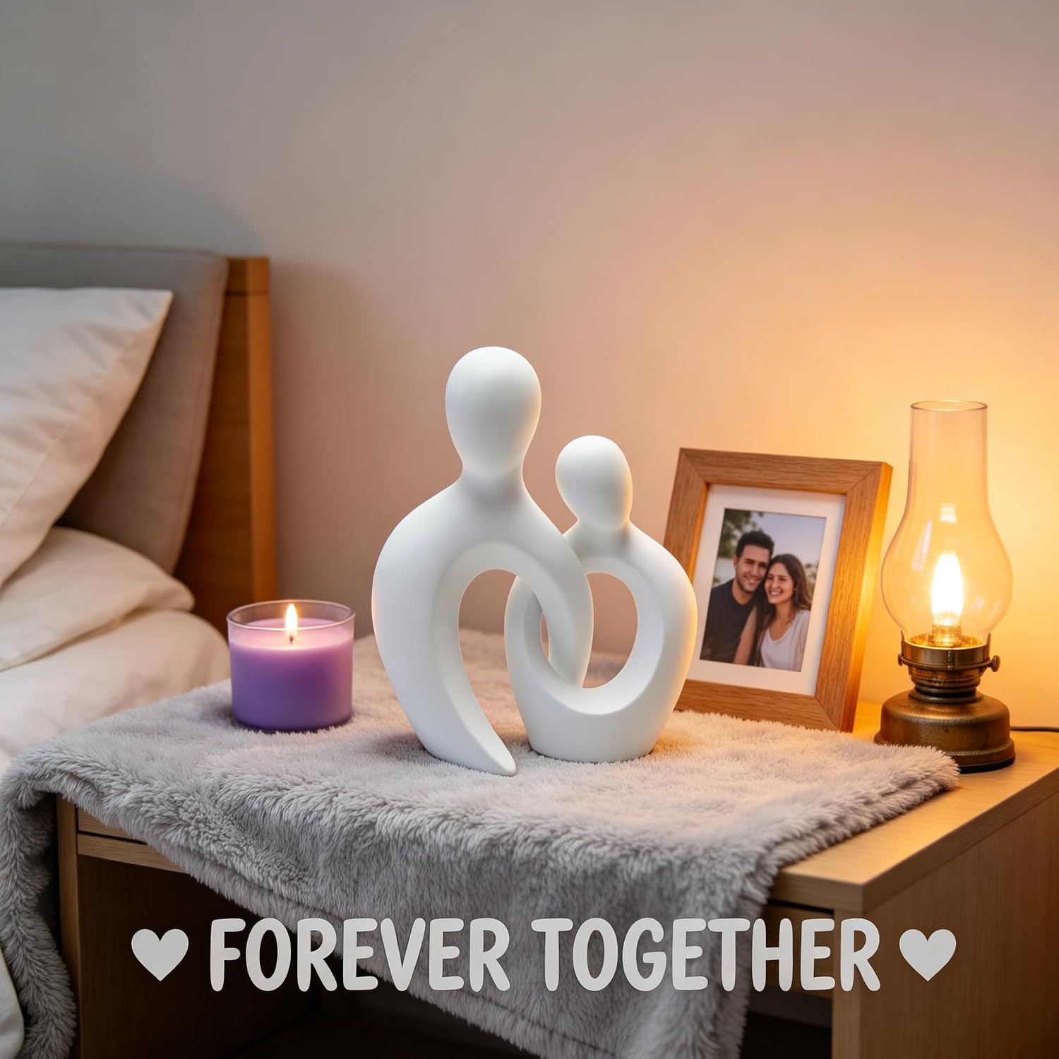 Modern Romantic Statue / 001-white