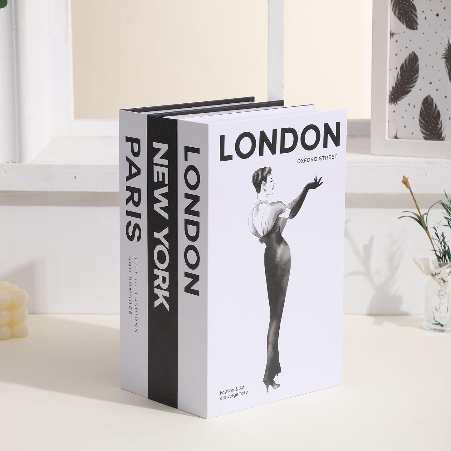 Decorative Books / Stylish Fake Books of Room Books Decor Aesthetic / Set of 3