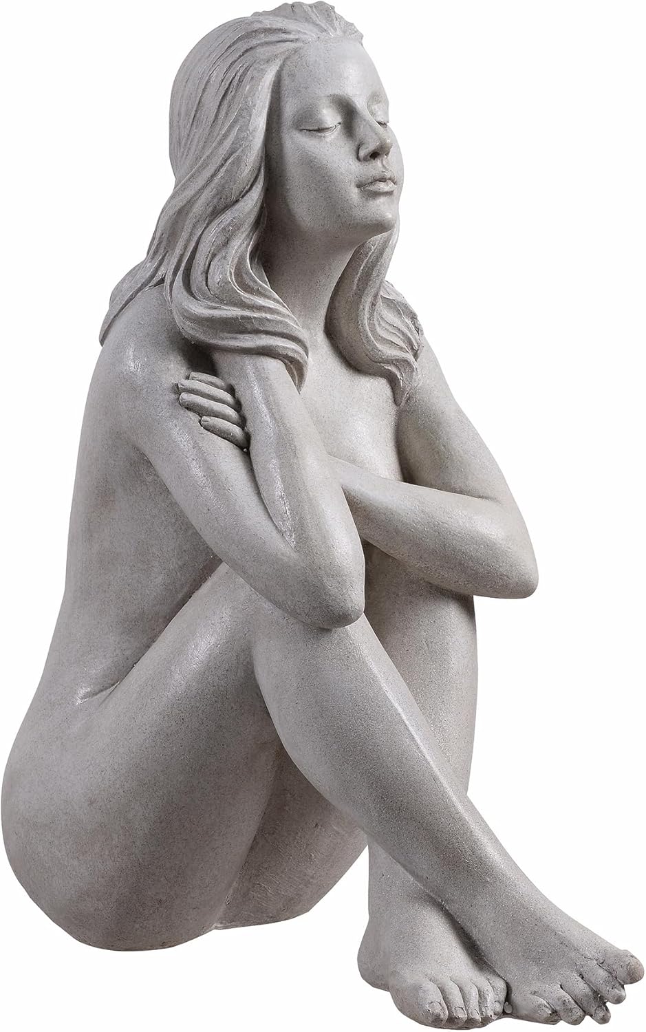 Thinking Lady Sculpture Resin Garden Statue