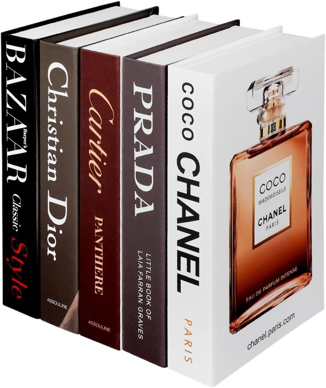 Fashion Faux Books / Set of 5
