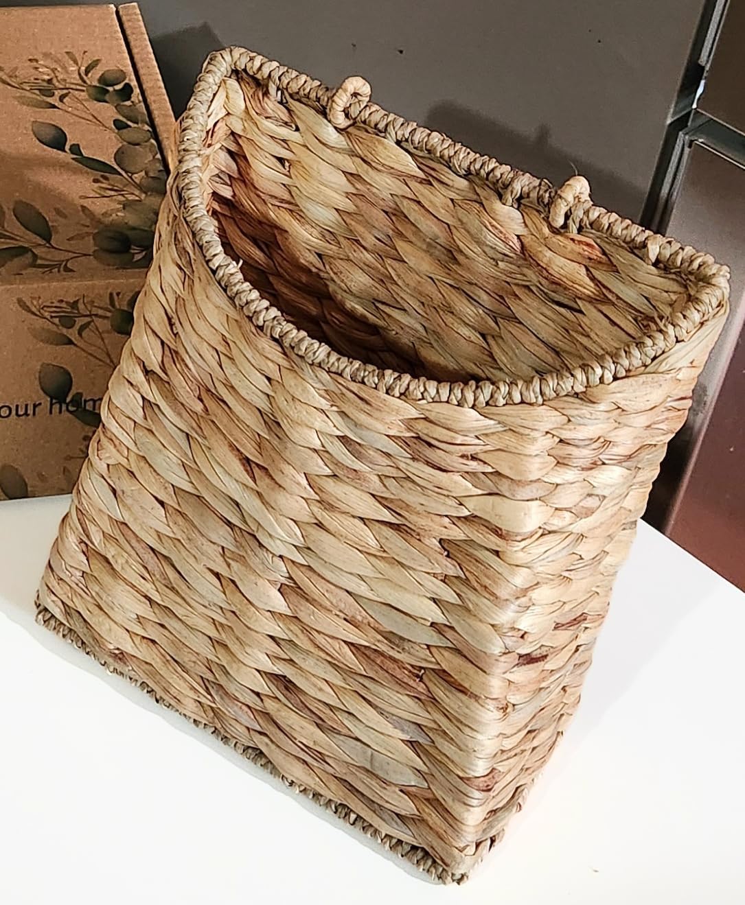 Boho Woven Wall Hanging Basket