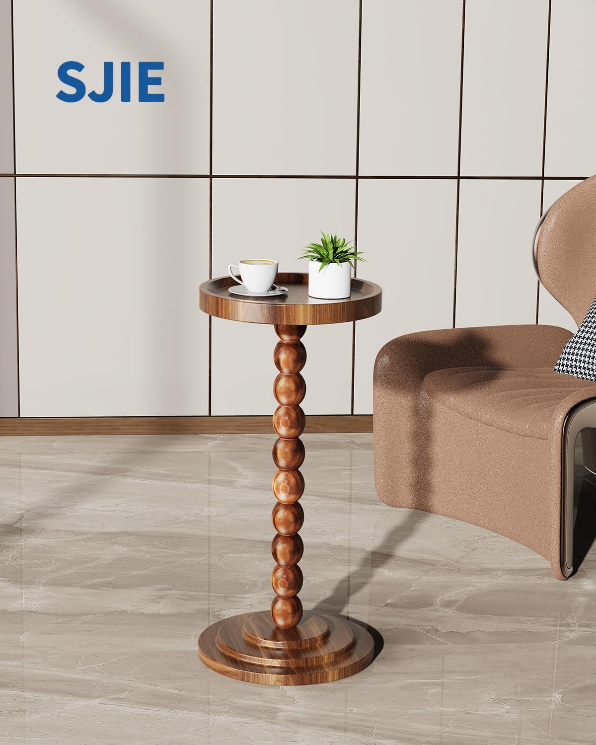 Solid Wood Columns / Brown