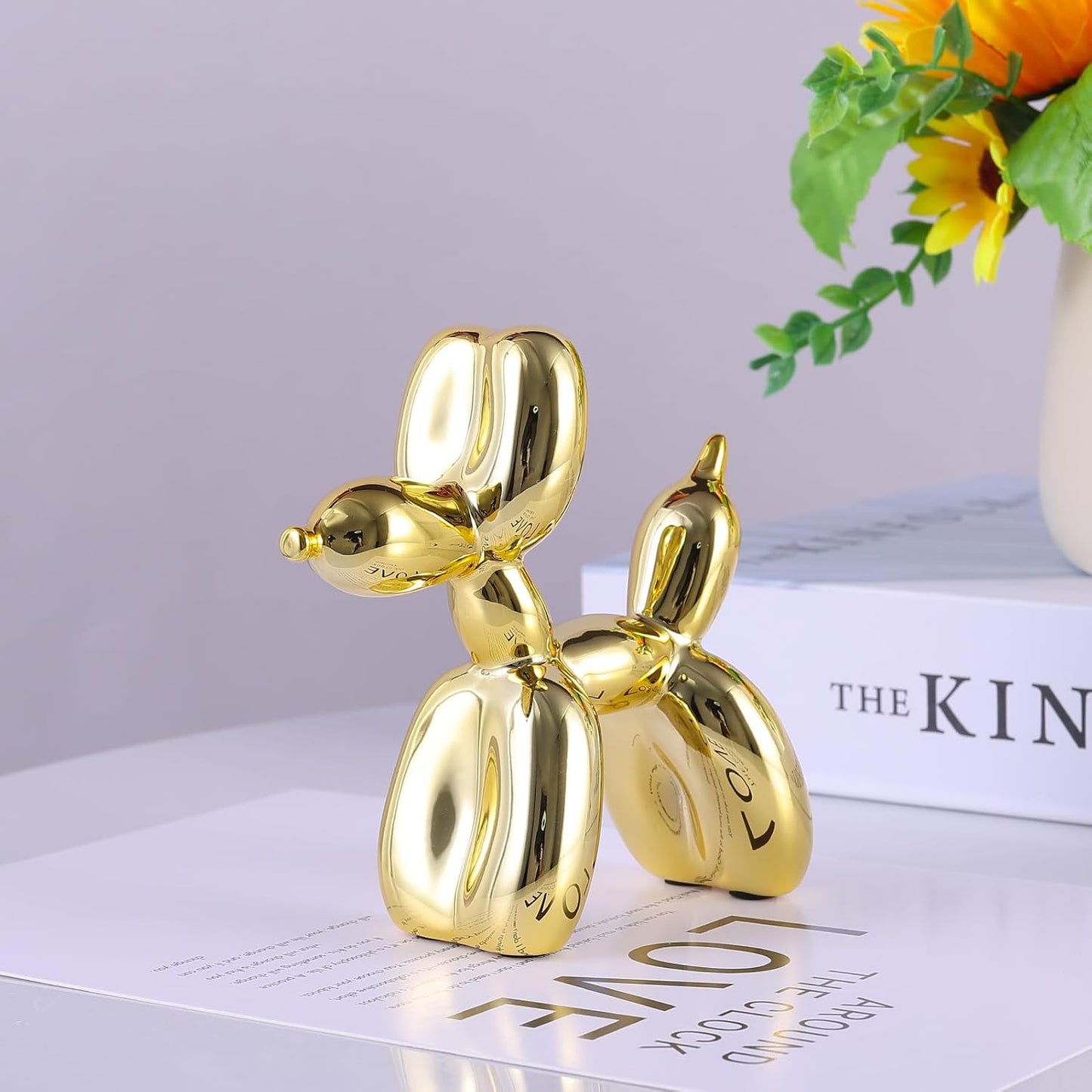 Statue Home Decors / Gold / 3.9*3.9*1.5inch