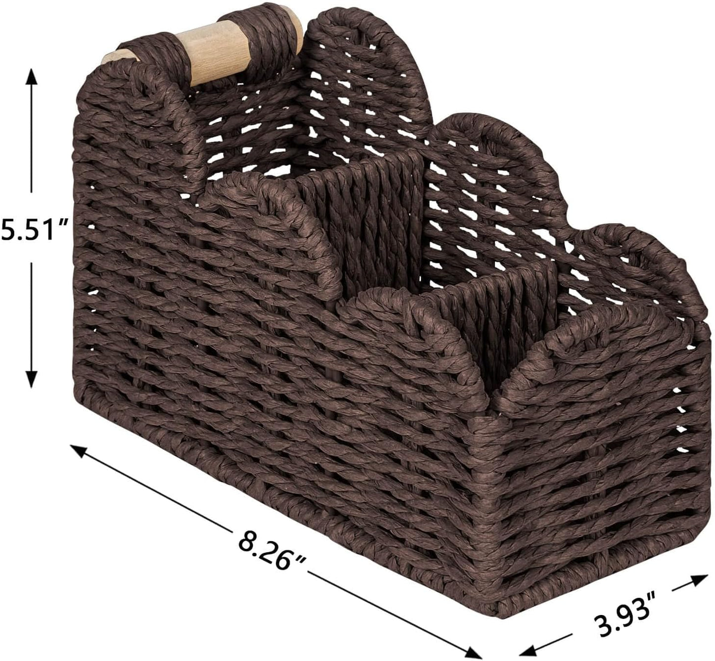 Remote Pen&Pencil Holder Cup / Brown / 3 Slots