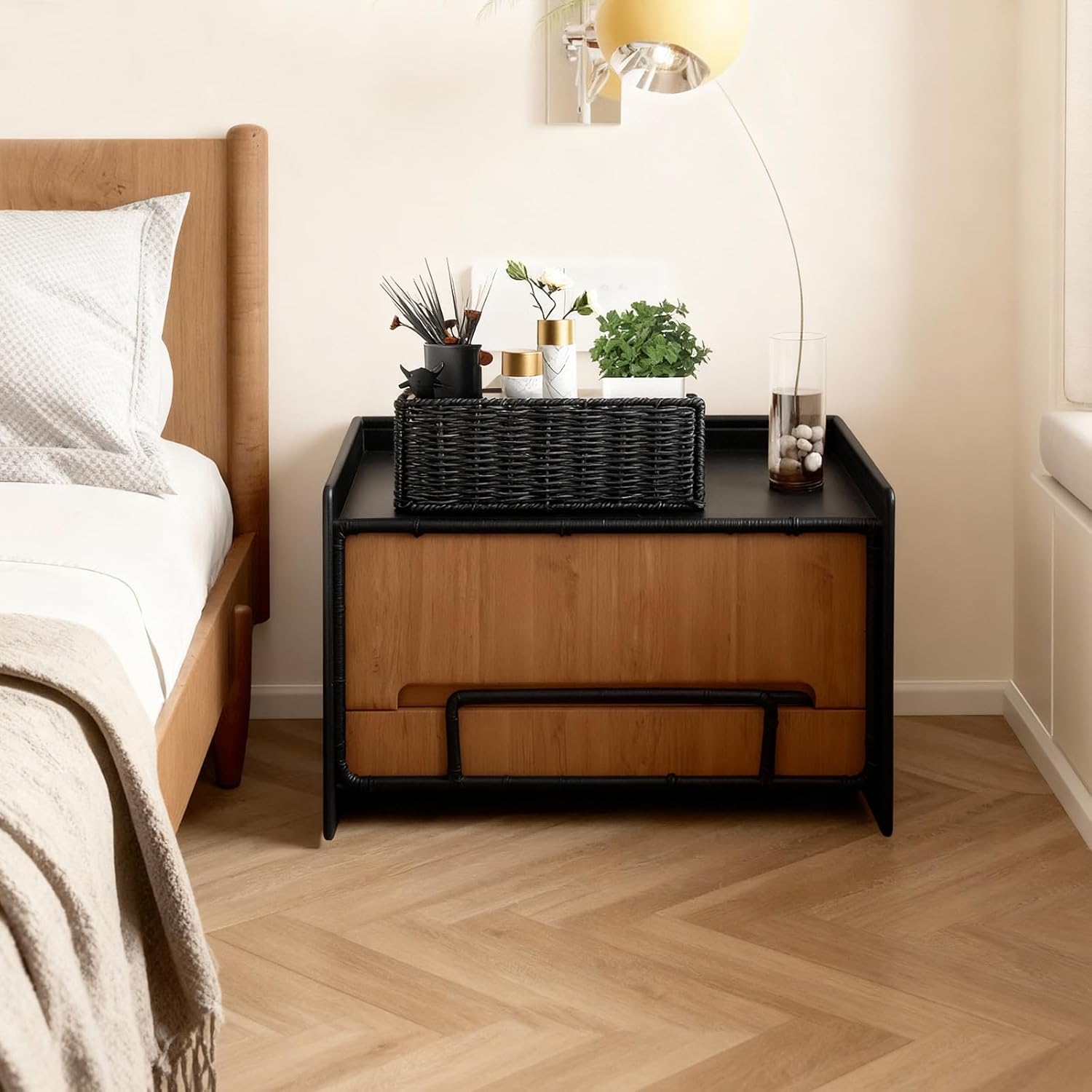Small Wicker Baskets / Black