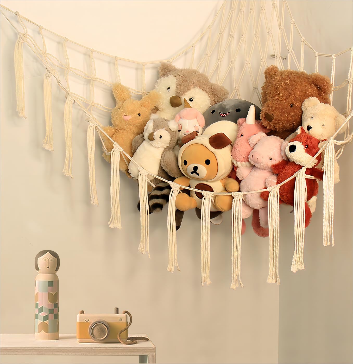 Hanging Stuff Animal / XL Large / Beige