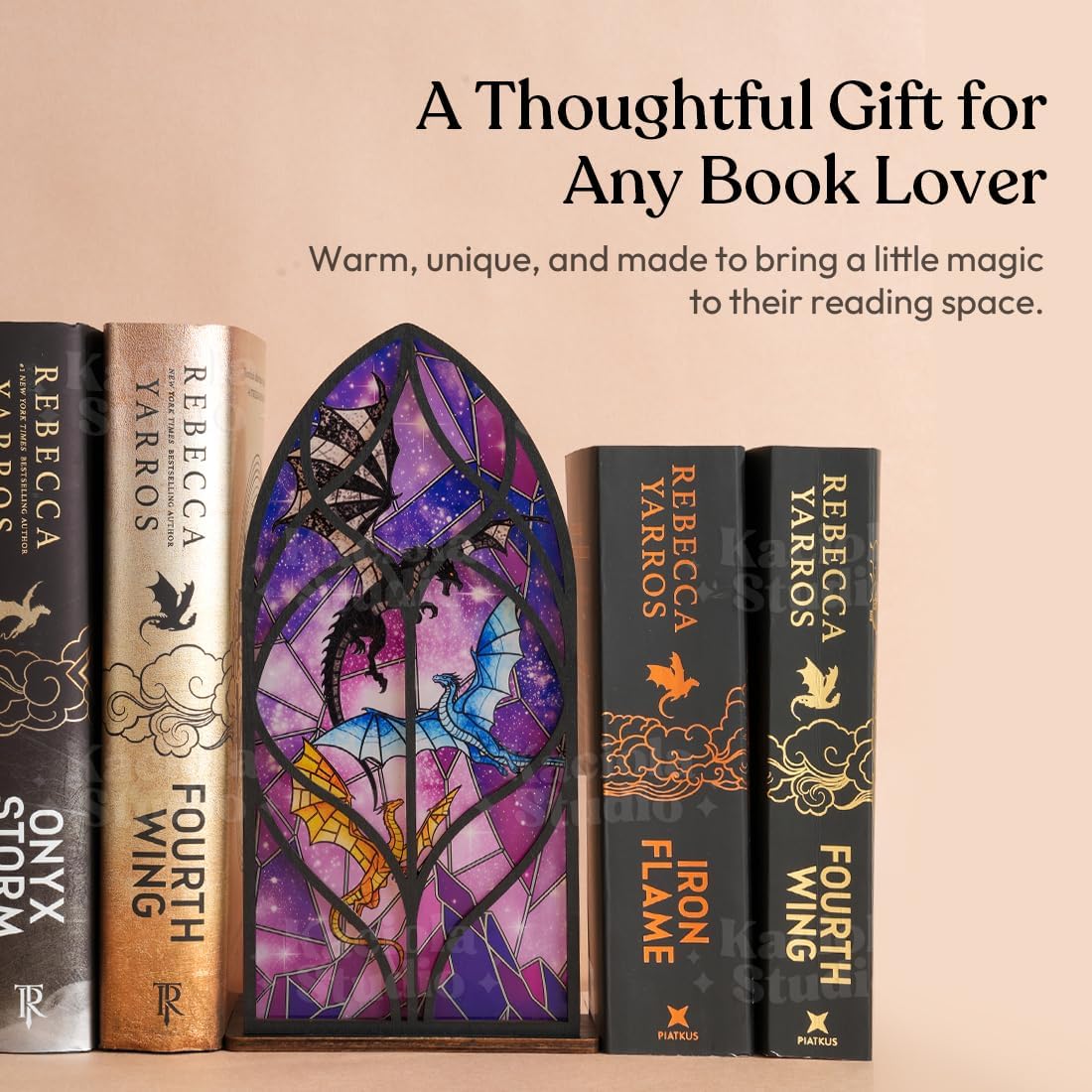Fantasy Dragon Library Sign Book Nook Kit / Dragons