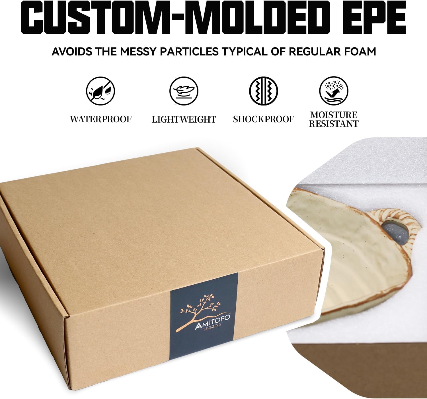 Free-Form Edge Small Ceramic Bowl