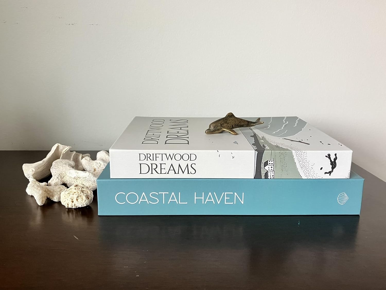 Decorative Faux Book Storage Box / Set of 2