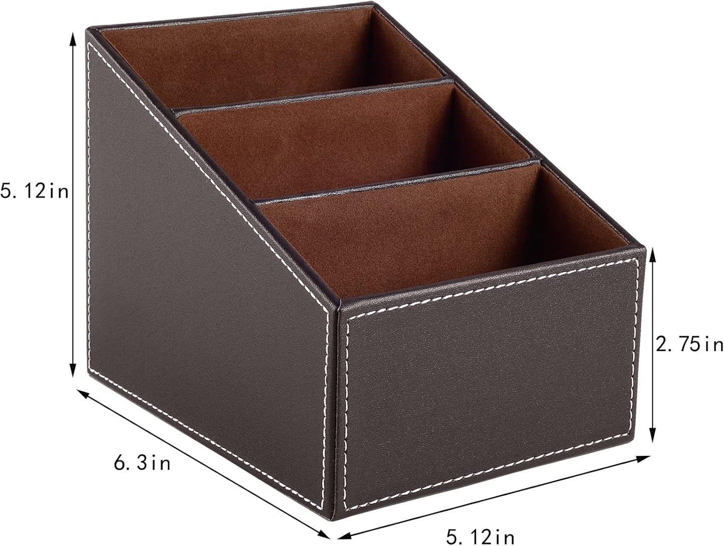 TV Remote Control Organizer/Caddy / Brown