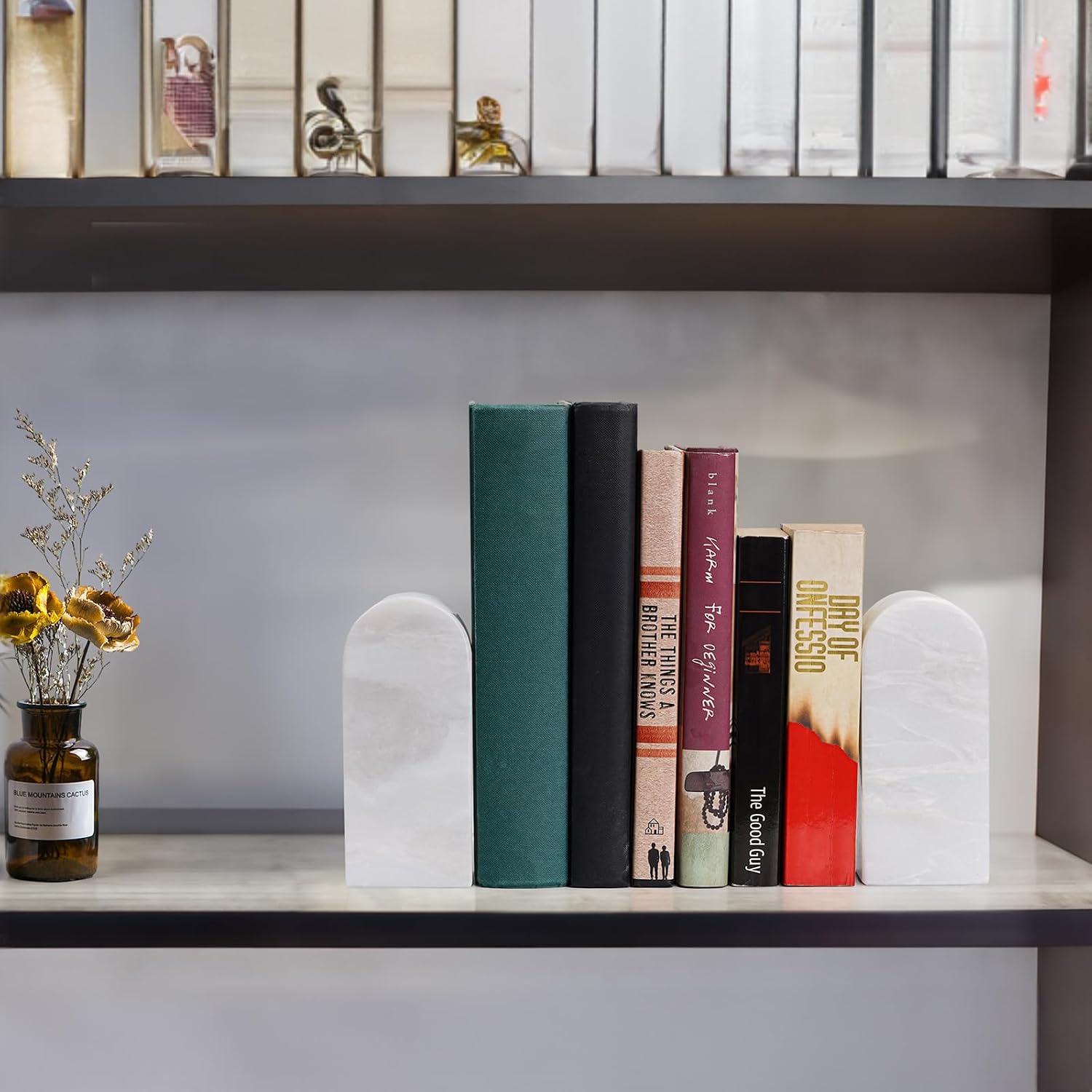 Decorative Book Ends / Natural