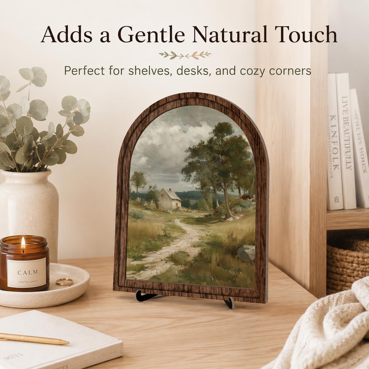 Arched Wooden Frame Farmhouse Artwork / Color_name02