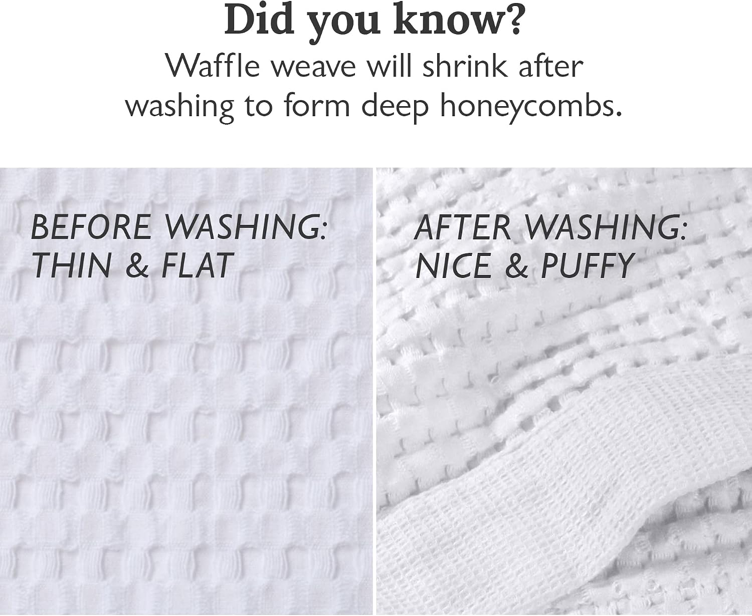GILDEN TREE Waffle Bath Sheet Quick Dry Towel, Thin Luxury Bath Towels, Bath Sheets 40x80 Large Bath Towels, Modern