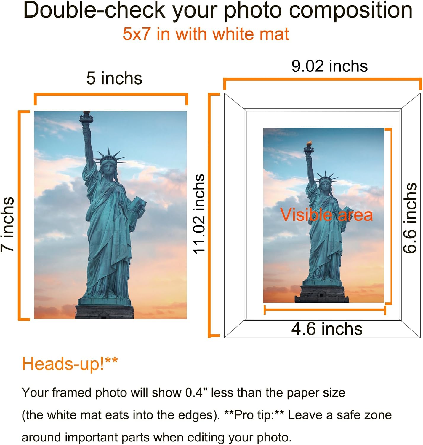 SESEAT 8x10 Picture Frame Natural Woodgrain Set of 6, Display Pictures 5x7 With mat or 8x10 Without Mat