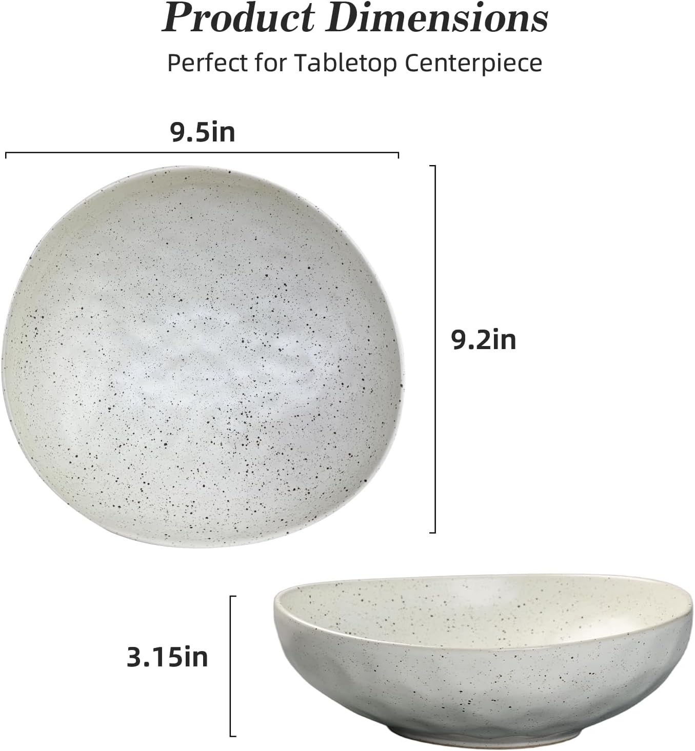Matte Speckled Ceramic Key Bowl / Off-white