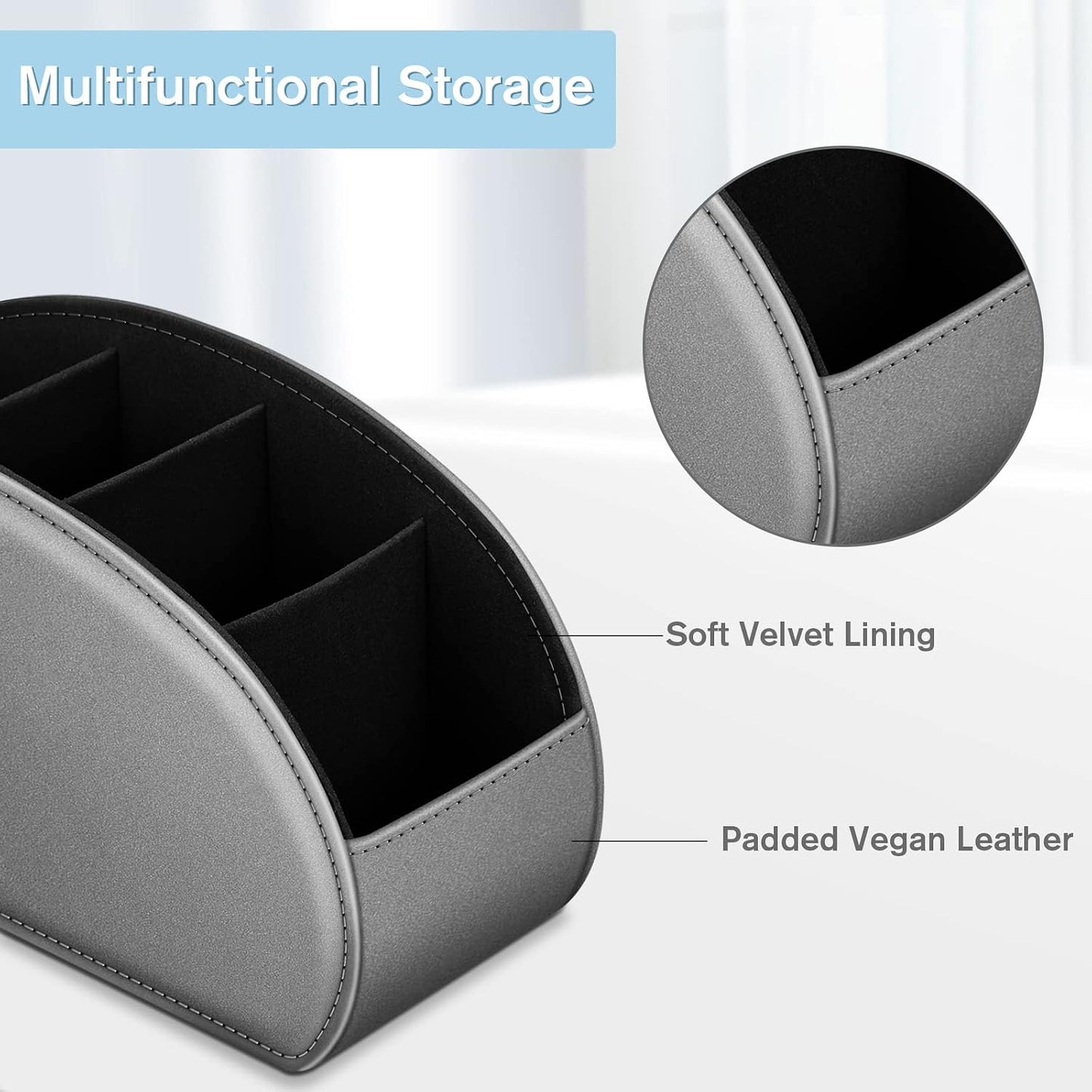 Remote Control Holder / Silver Gray