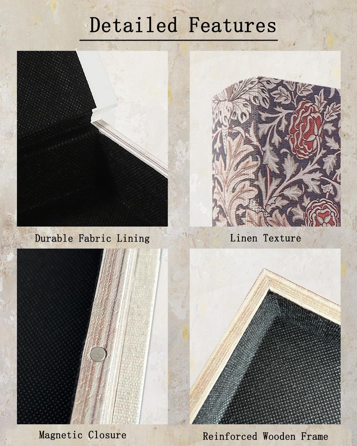 Vintage Faux Book Boxes / 1 x William Morris