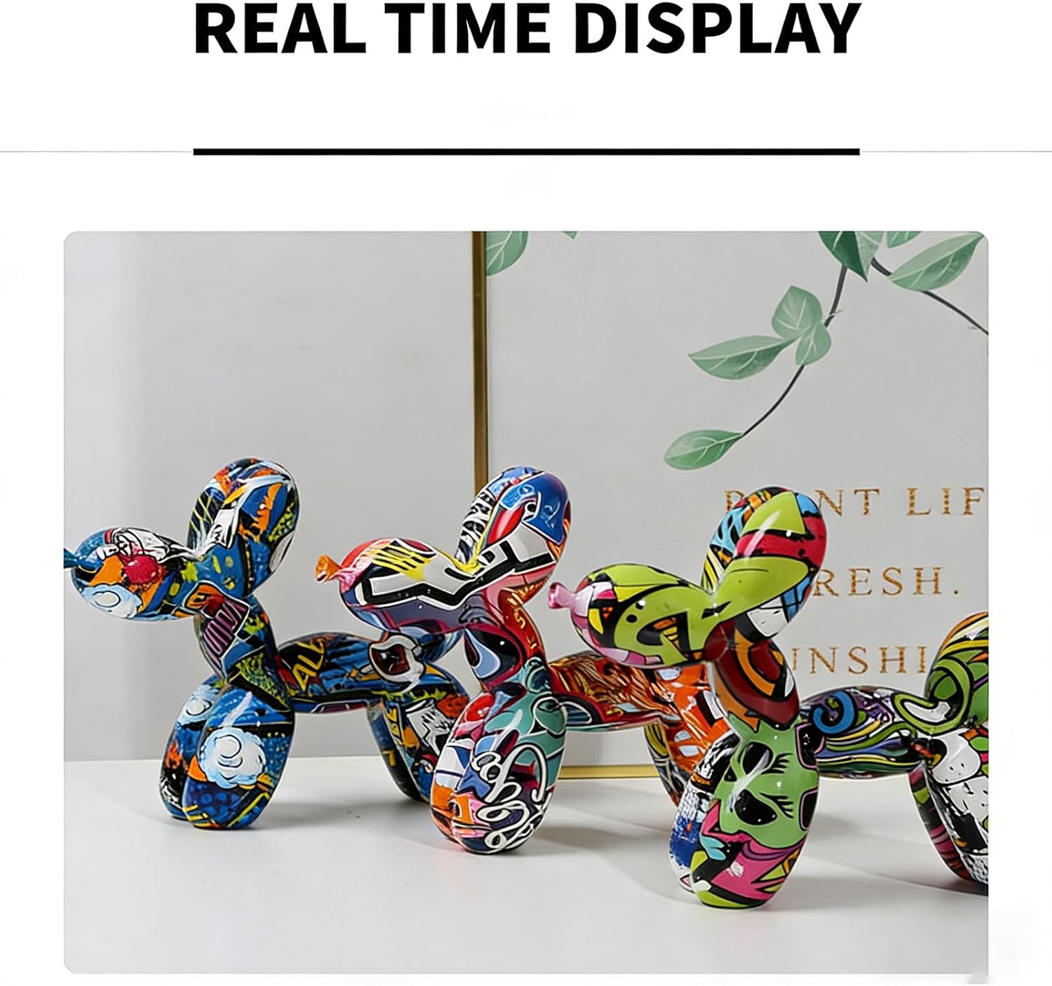 Balloon Dog Statue / Graffiti B