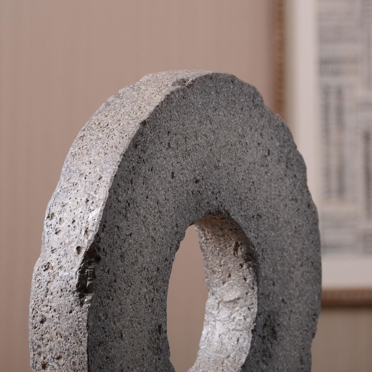 Modern Sculpture Decor Abstract Statue Figurine Screen Art Table Centerpiece Gift / 9.8 x 13.8