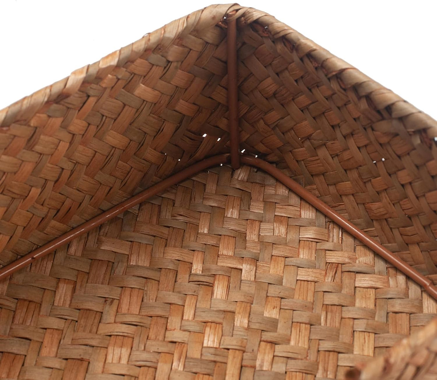 Seagrass Napkin Holder Woven Flat Napkin Basket Tray / Rectangular / 9.5 x 5.5 x 2
