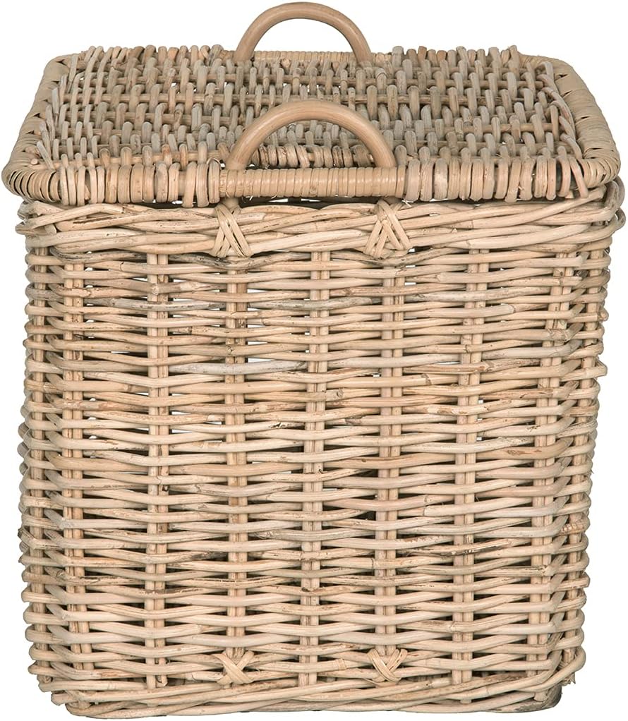 Wicker Basket / Rattan Core Rectangular Storage Basket