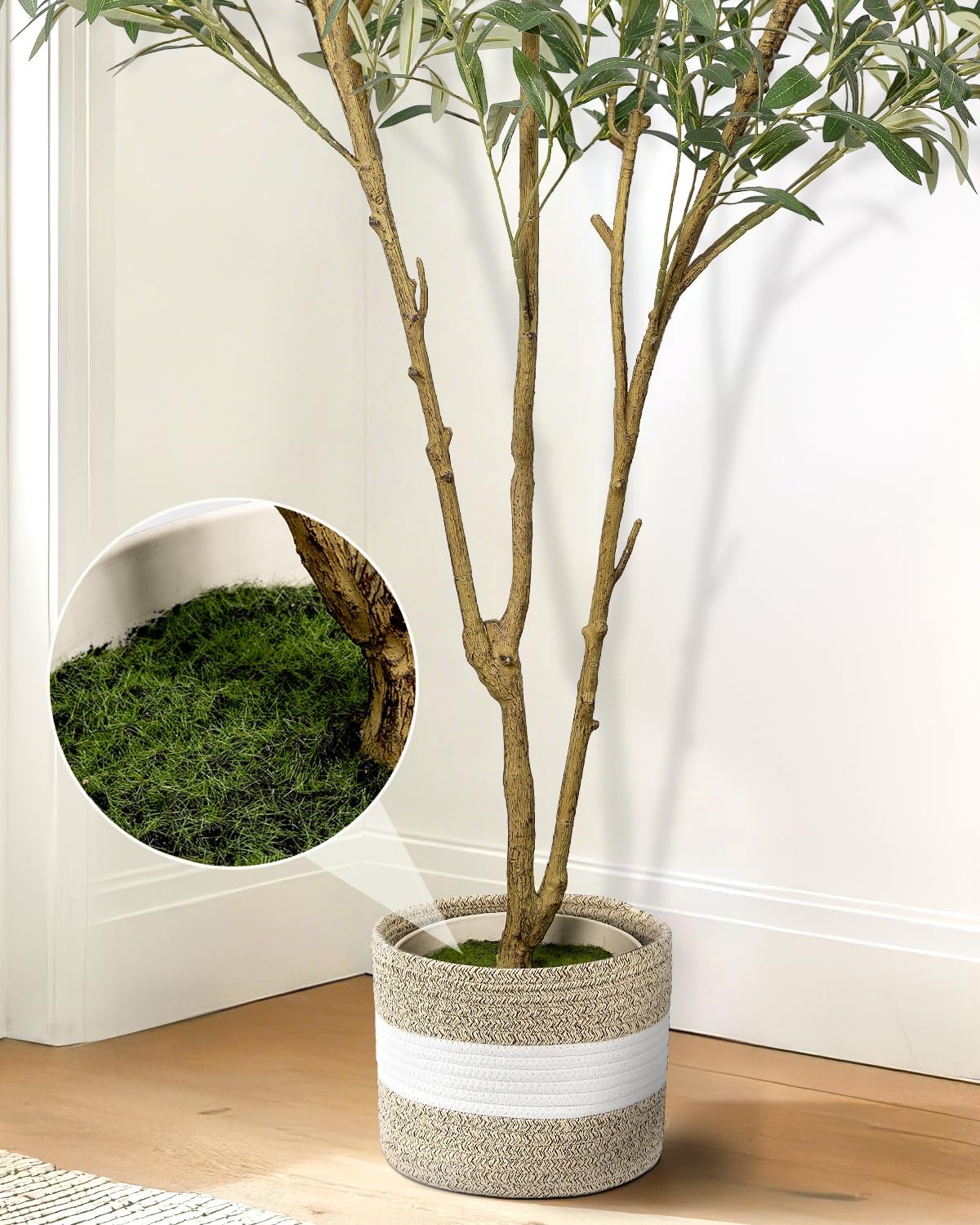 Planter&Cotton Basket / 6ft Green / 6 Inch