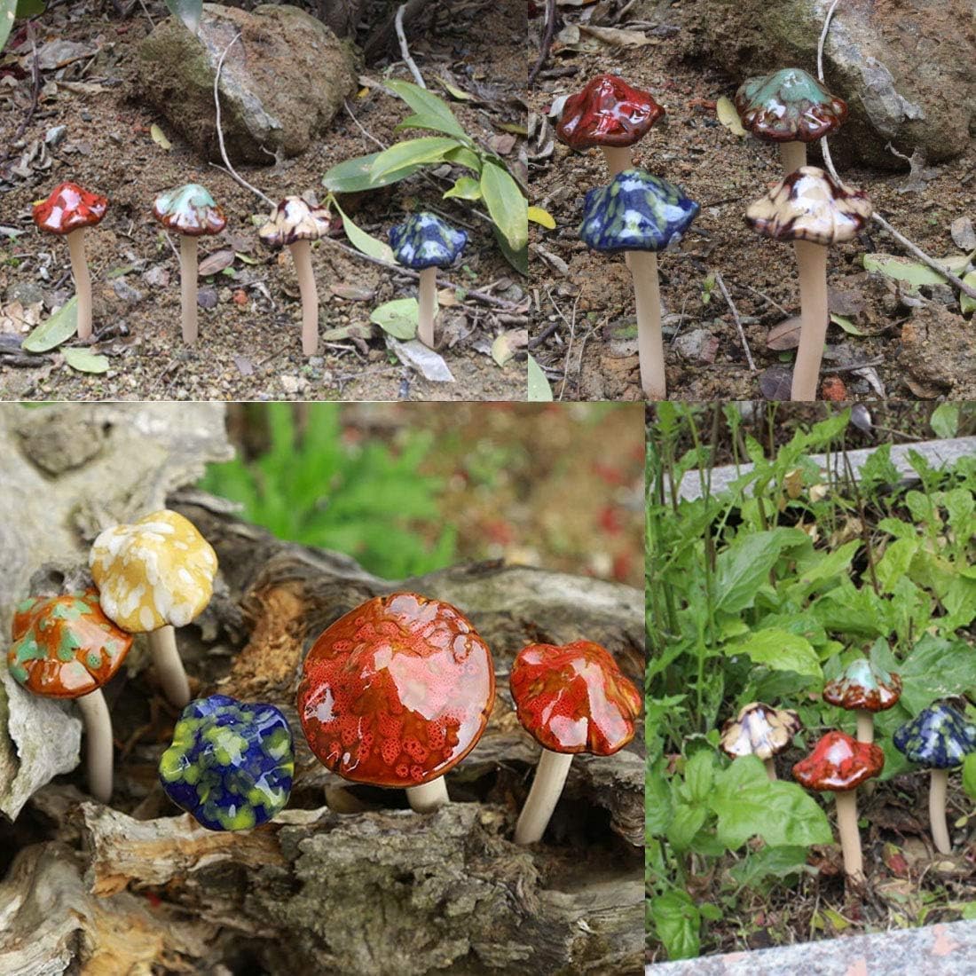 Fairy Garden Stakes Lawn Ornament Plants / Set of 6
