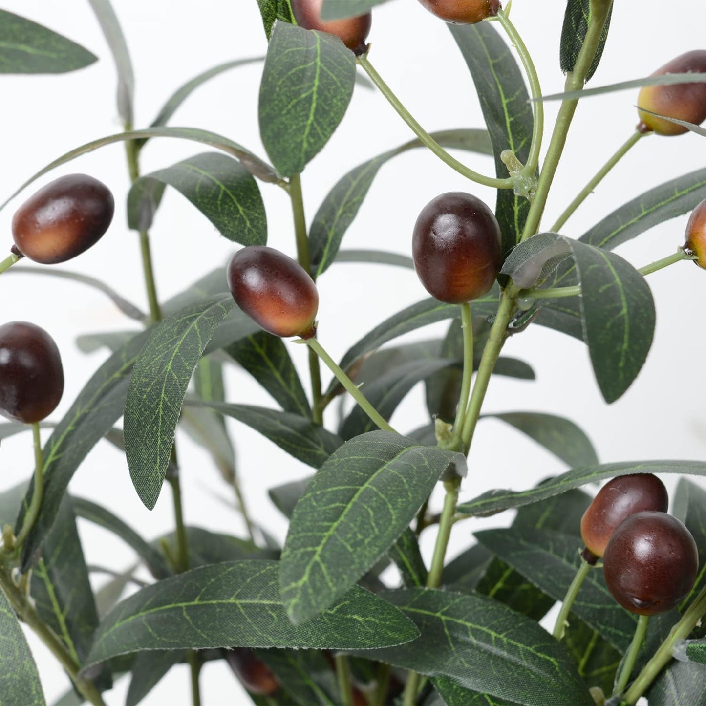 Olive Branches for Vases Artificial Olive Branches Faux Tree Branches Stems for Vase / 28.7 Inch
