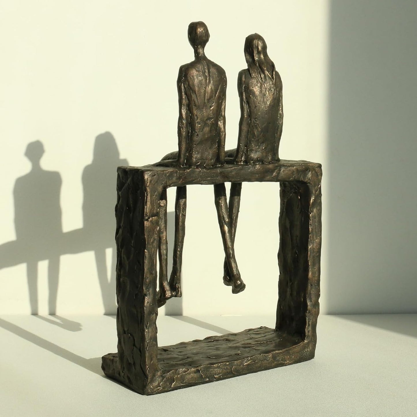 Abstract Couple Statue Home Decor / Bronze