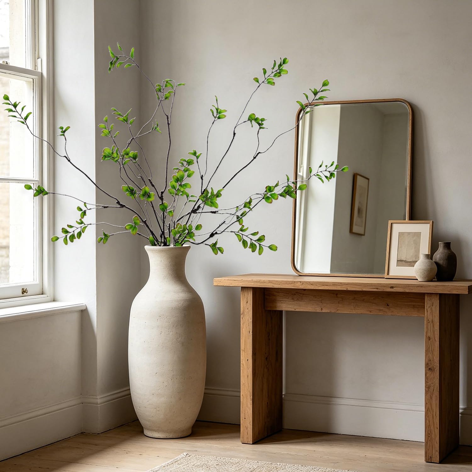Artificial Ficus Branches for Vase / 38.5 Inch / Set of 5
