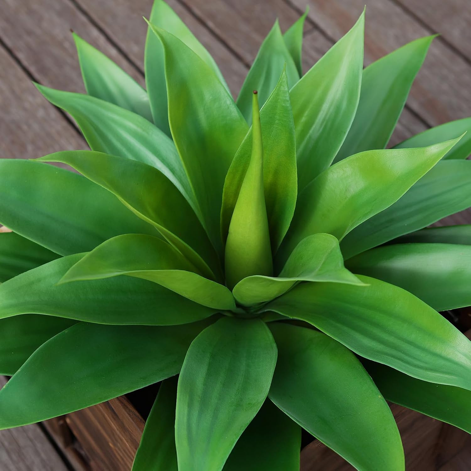 Artificial Plants Fake Agave Succulent Plant Big Size Faux Succulents Stems / 28inch