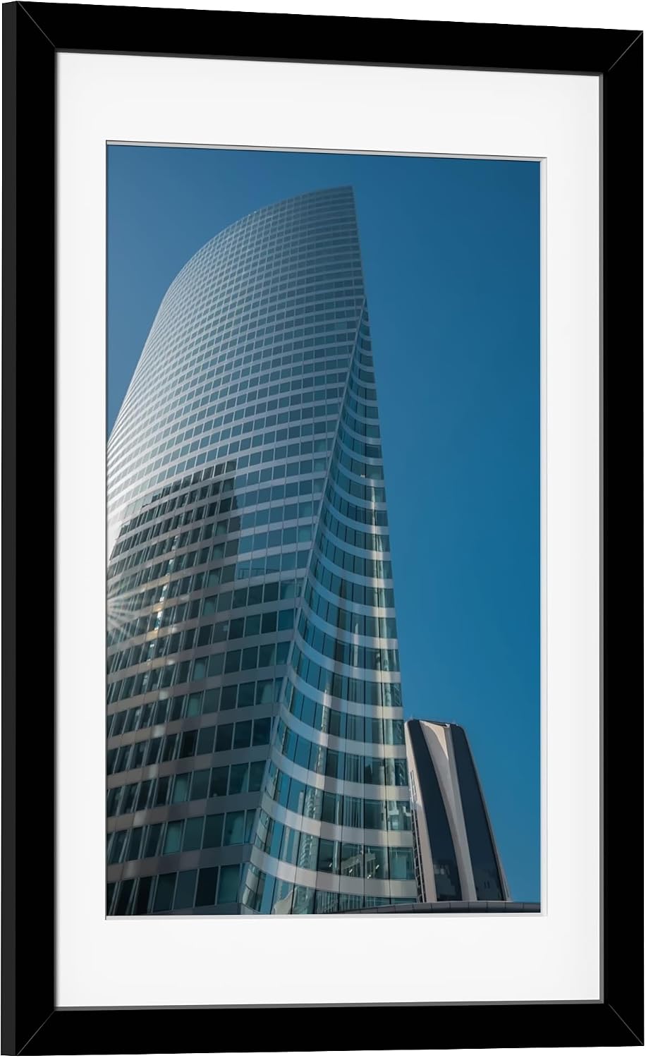 24x36 Poster Frame Set of 6, Wall Mount Display, Black | Display Pictures 20x30 with Mat or 24x36 Without Mat