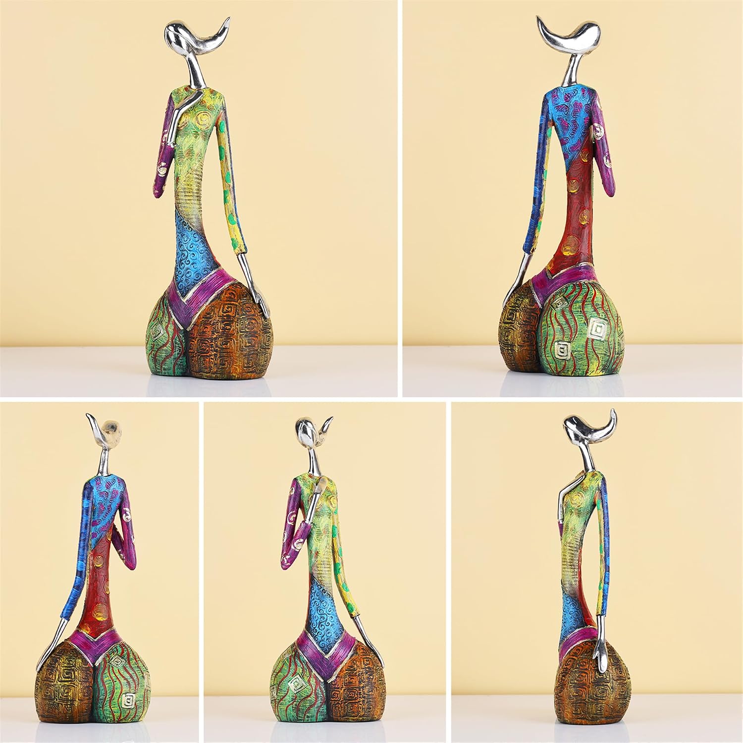 Colorful Abstract Women Figurines Sculptures Home Decor / Elegance