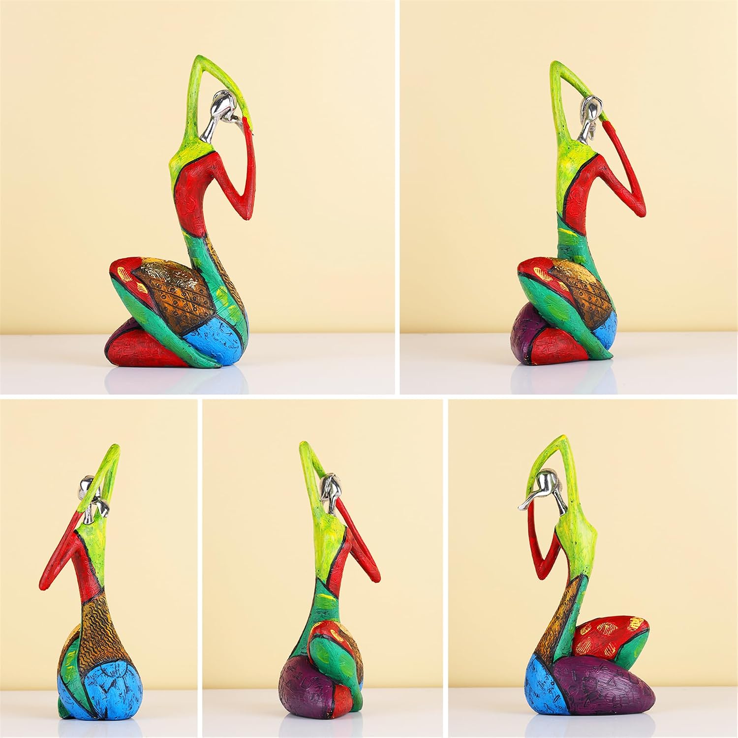 Colorful Abstract Women Figurines Sculptures Home Decor / Stretch