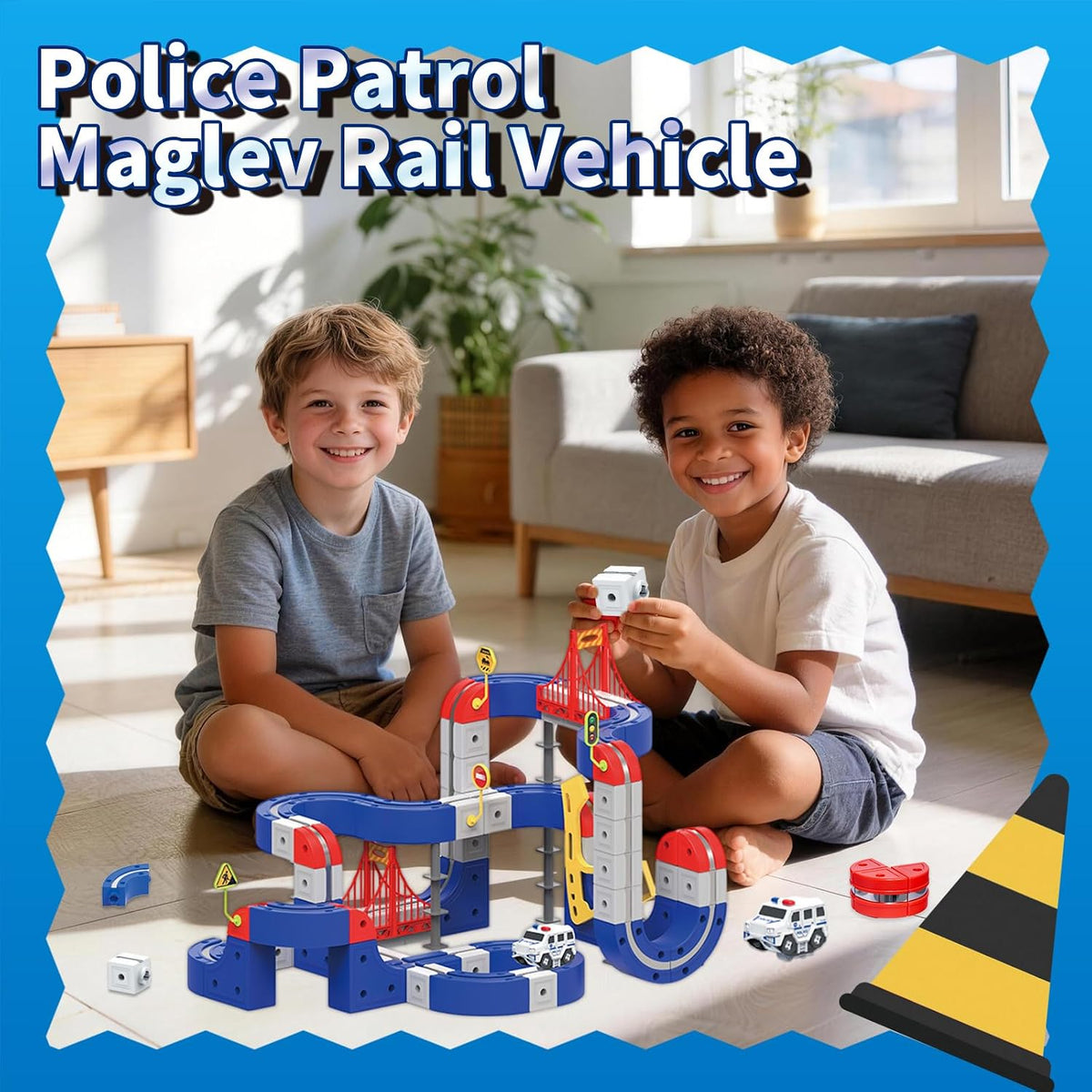 Electric Train Set 3D Track for Kids 3-8 Years Old, 115 Pcs Building Toy Train Track 3D Anti-Gravity Flexible Race
