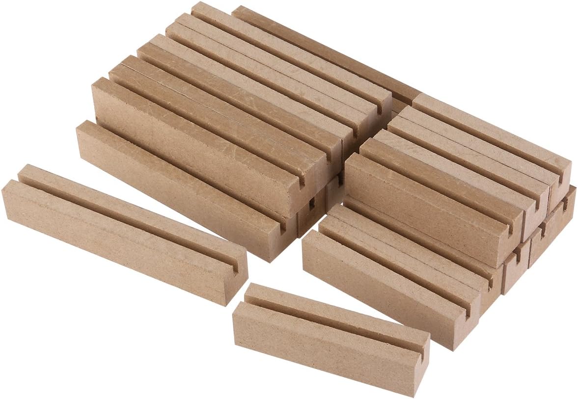 ROSENICE 20pcs 1-20 Wooden Wedding Table Number Holders