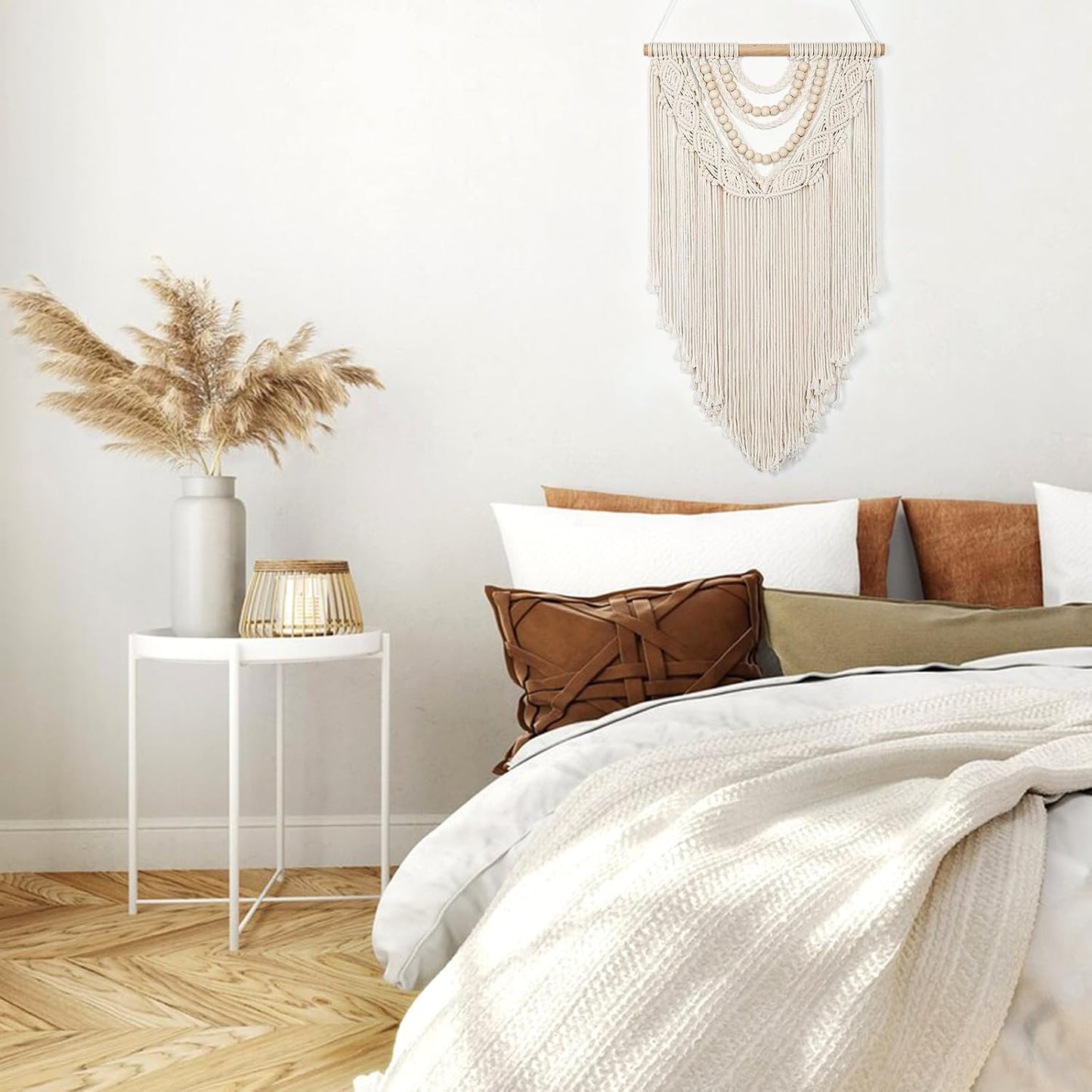 Chic Wooden Beads Home / Beige