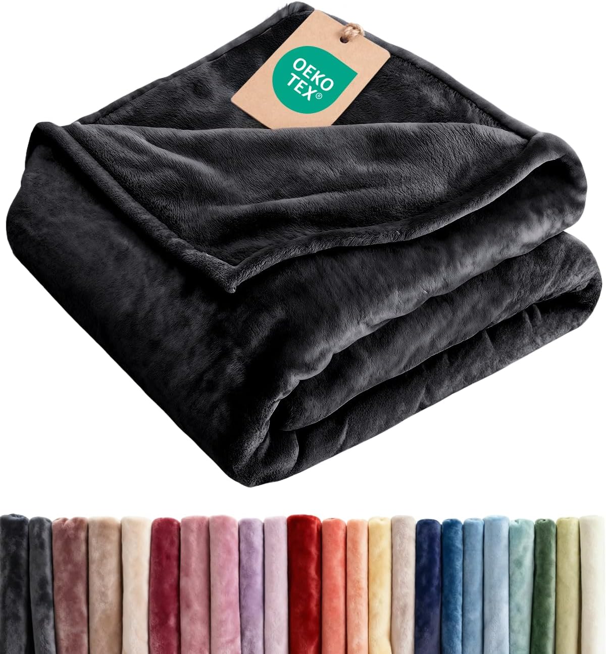 Bedsure Soft Twin Blanket for Bed Decor Gifts Chocolate Brown 60"x80"