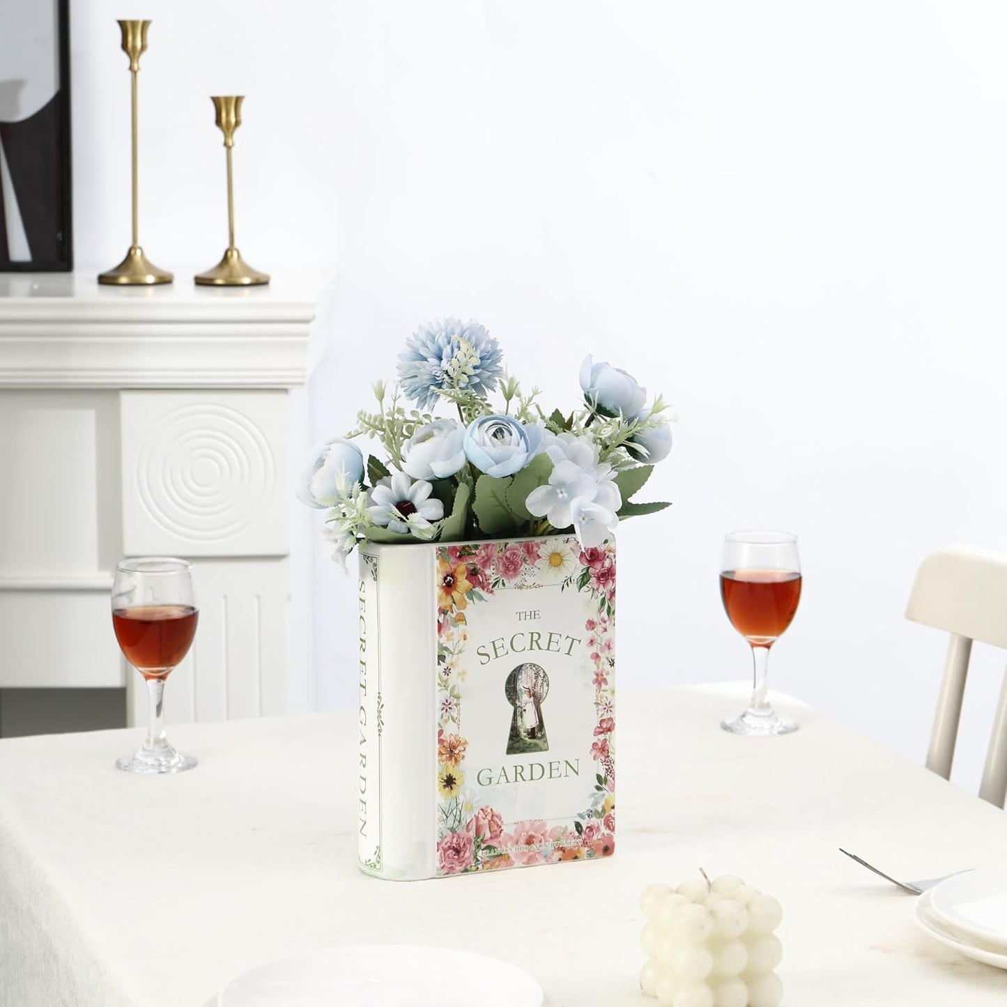 Ceramic Book Vase / Secret Garden / Ceramic-8