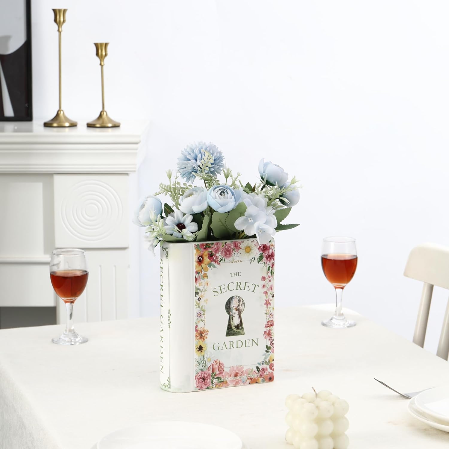 Ceramic Book Vase / Secret Garden / Ceramic-8