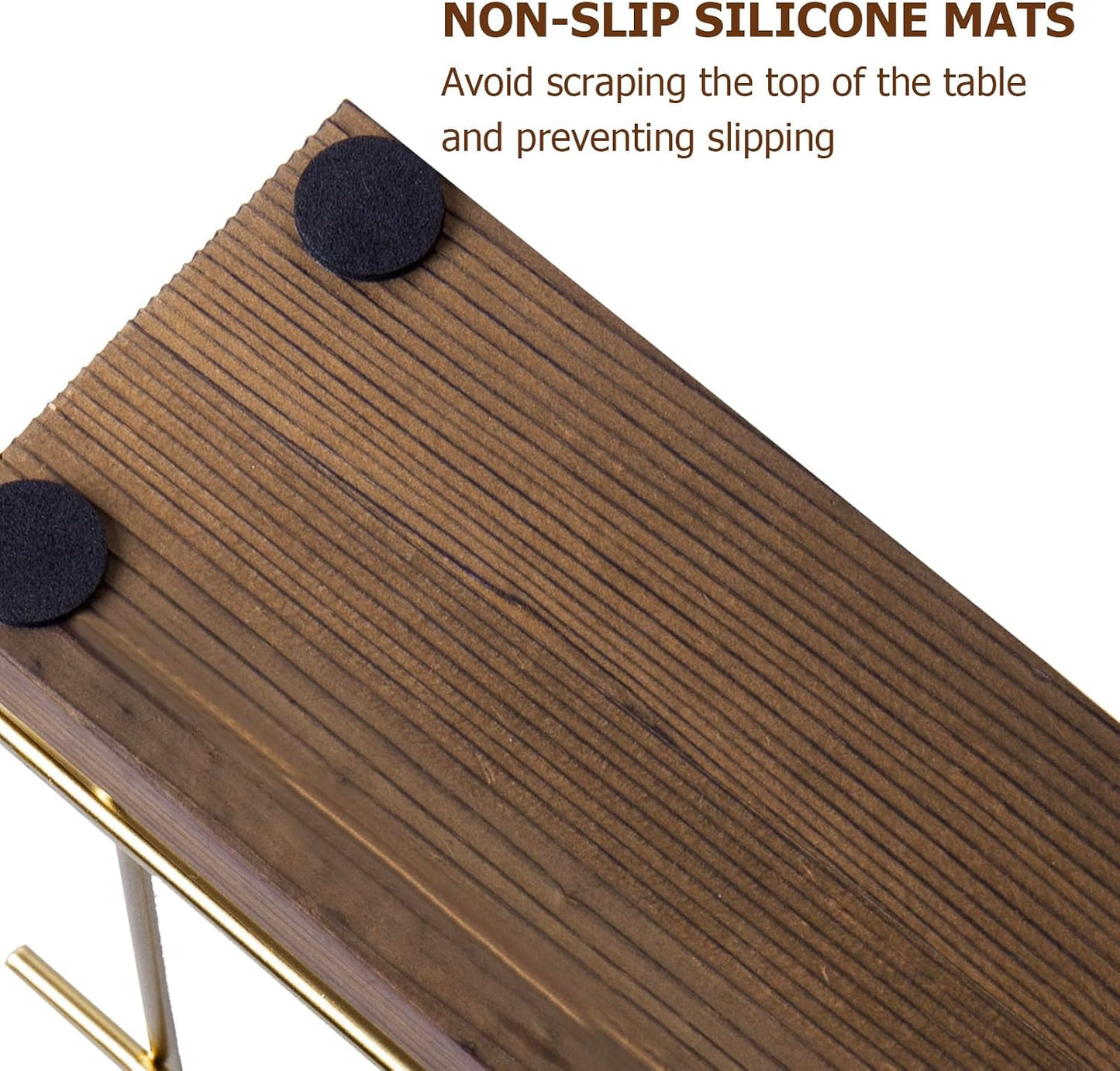 Napkin Holders / Brass-Tone Wire Metal Napkin Dispenser / Brass / Brown