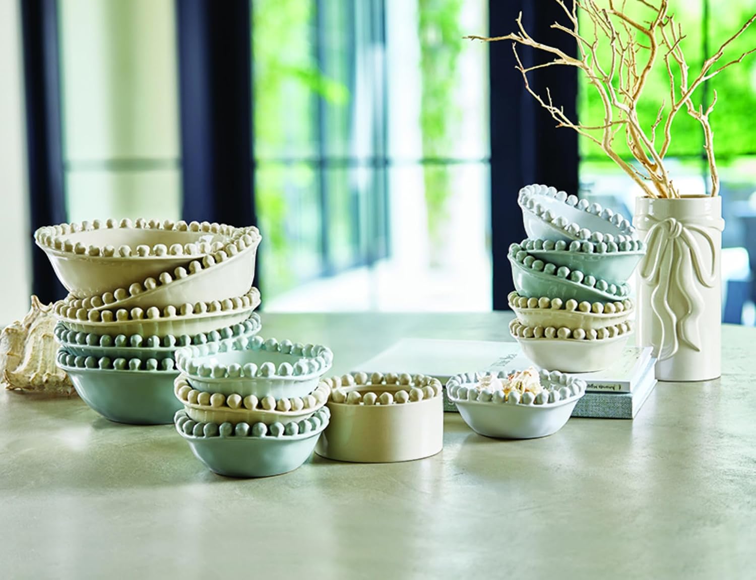 Santa Barbara Design Studios Ceramic Bowl / Sand / 5 x 2 / Beige