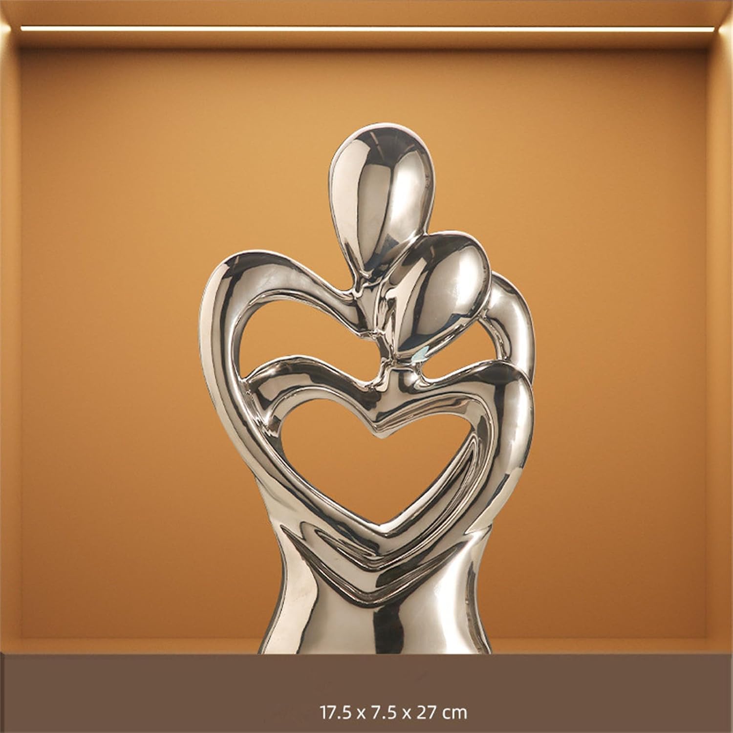 Romantic Couple Figurines Statue Abstract Sculpture Hugging Couple Sculptures Modern Decorative