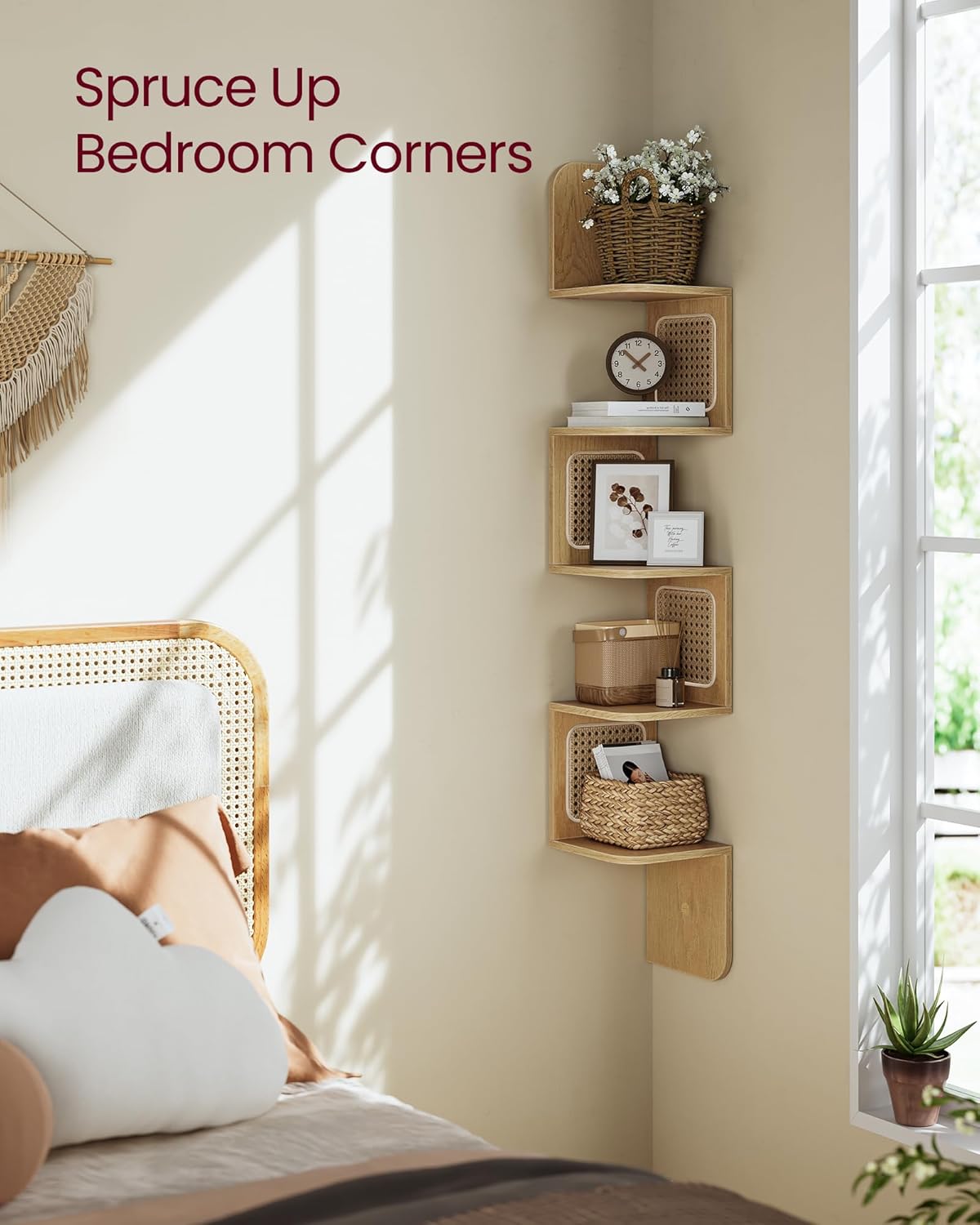 PVC Rattan Sides / Oak Beige